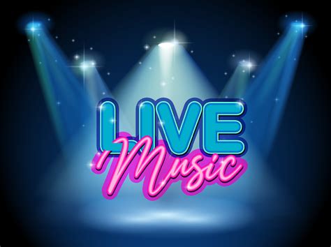 Live Music Banner Design 4454395 Vector Art At Vecteezy