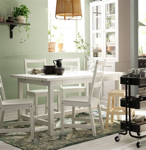 Nordviken Nordviken Table And 4 Chairs White White 152 223x95 Cm 597 8 873 4x373 8 Ikea Ca