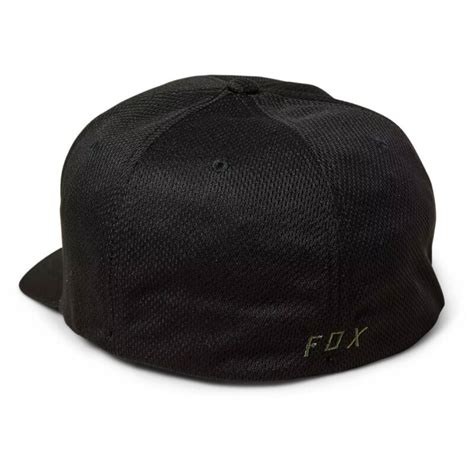 Jockey Fox Flexfit Lithotype Negro Verde Pincheira Motos