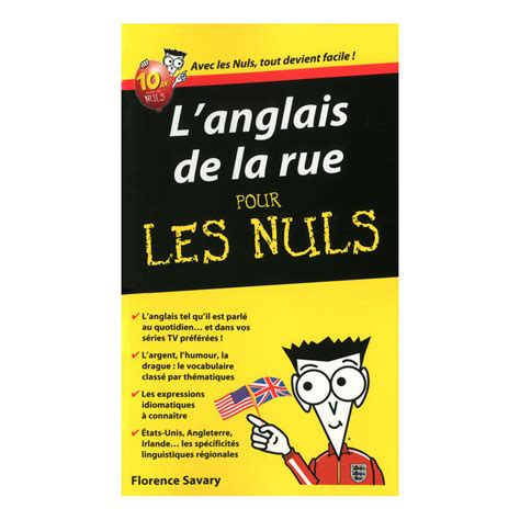 L Anglais De La Rue Guide De Conversation Pour Les Nuls Prix Carrefour