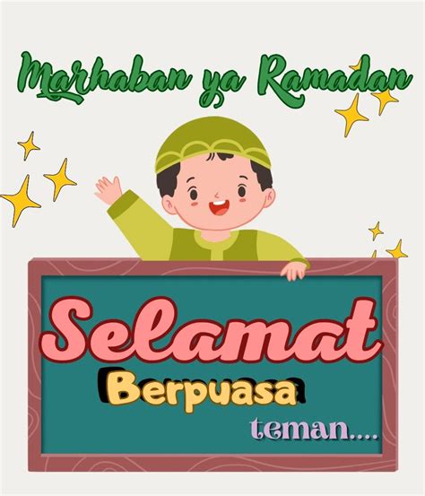 Contoh Poster Tema Ramadhan Anak Tk Dan Sd Buat Pawai Ramadhan 2023