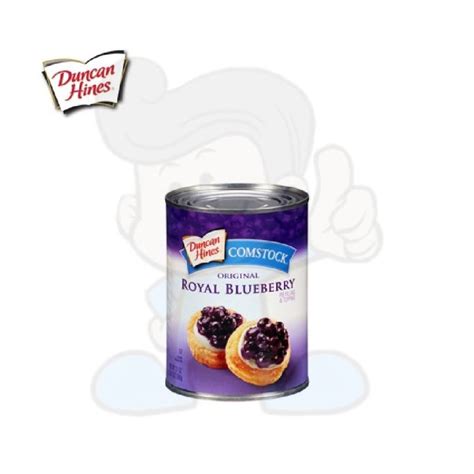 Duncan Hines Comstock Original Royal Blueberry Pie Filling And Topping