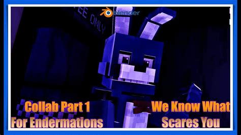 BLENDER MC FNAF We Know What Scares You Collab Part 1 For