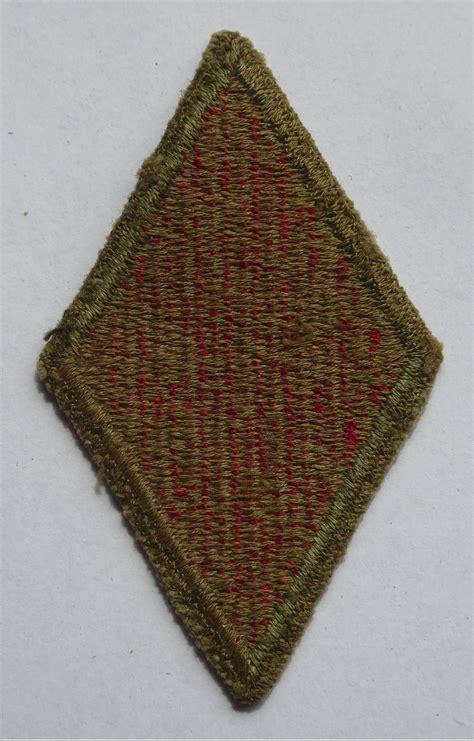 WW2 5th Infantry Division Patch OD Border Greenback Chasing Militaria