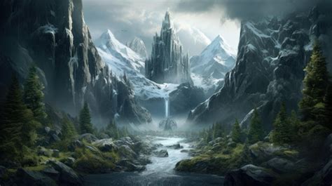 Premium AI Image | Jotunheim Realm of the Giants Of The Fantasy Norse ...