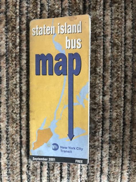 STATEN ISLAND BUS Map New York City Transit MTA Routes schedule June ...