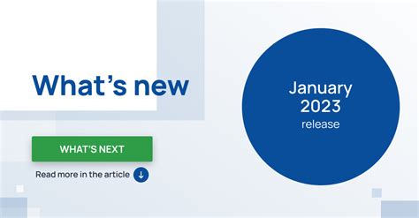 January 2023 Release Whats New Whats Next Infoproff