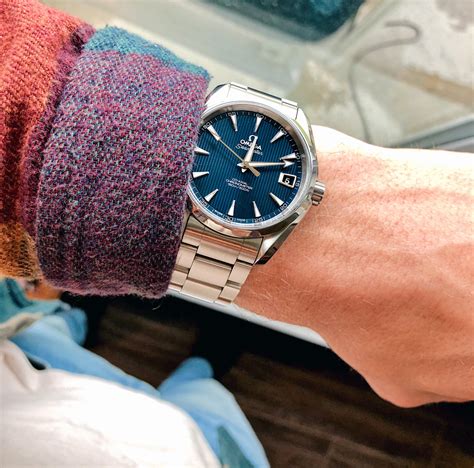 [Omega] Blue jeans, blue watch. : r/Watches