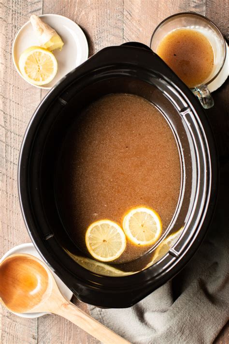 Slow Cooker Beef Bone Broth The Magical Slow Cooker