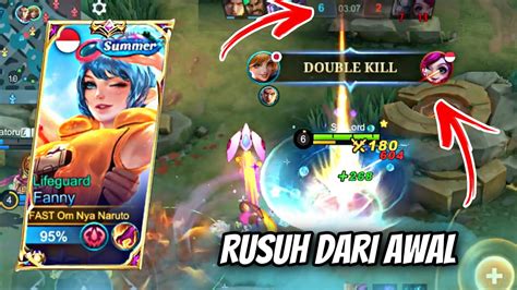 RUSUH DARI AWAL MENGGUNAKAN FANNY Fanny Gameplay Terbaru Mobile