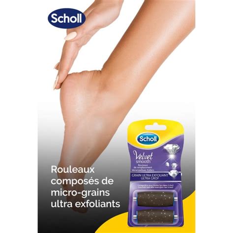 Scholl Velvet Smooth recharge ultra exfoliant 2 rouleaux Anti callosités