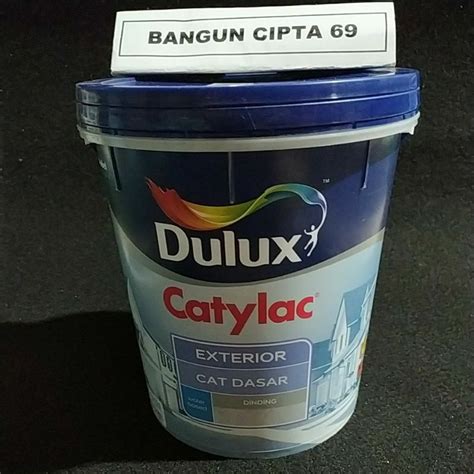 Jual Cat Dasar Tembok Exterior Dulux Catylac 4kg Shopee Indonesia