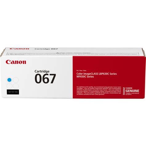 Canon 067 Cyan Toner Cartridge 5101C001 B H Photo Video