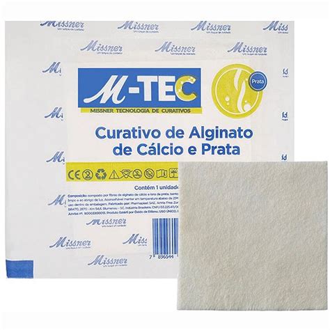 Curativo De Alginato De C Lcio E Prata M Tec Cmx Cm Missner