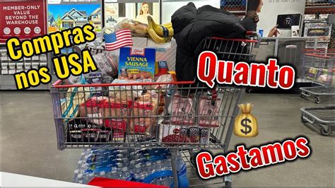 Compras No Supermercado Atacado COSTCO Nos Estados Unidos Quanto