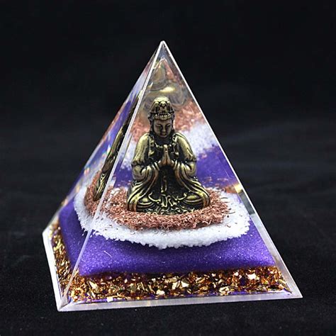 Powerful Orgone Pyramid with Natural Stone - Orgone Pyramids