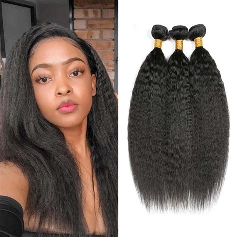 Amazon Yaki Straight Bundles 26 26 26 Inch Kinky Straight Human