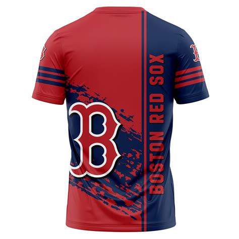 Boston Red Sox T Shirt Quarter Style Mlb Meteew