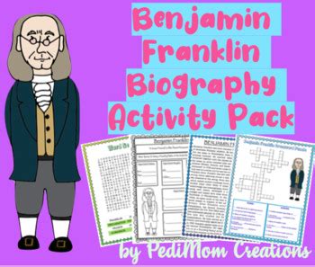 Benjamin Franklin Biography Activity Pack By LoveHealTeach TPT