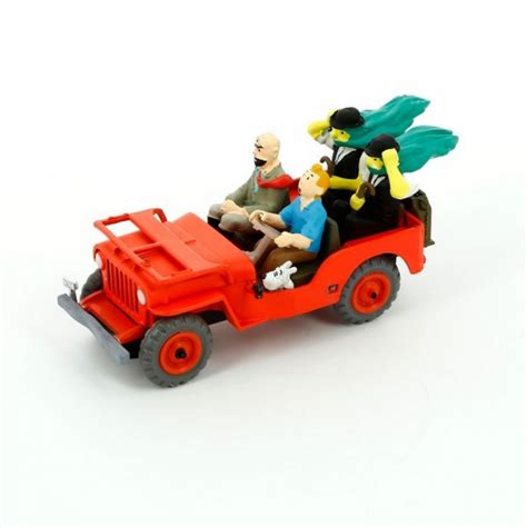 Collectible car Tintin The Red Jeep Willys MB 1943 Nº01 29501 2012