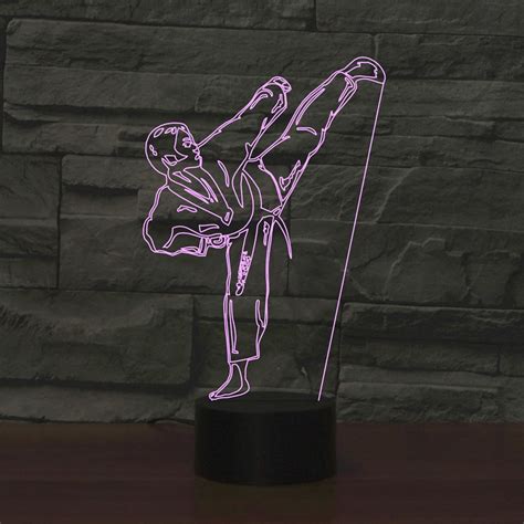 Black Base Creative 3D LED Decorative Night Light USB With Touch