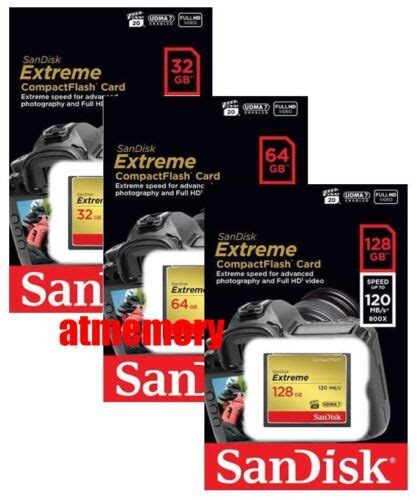 Sandisk Extreme Gb Gb Gb Cf Card Compact Flash Mb S X Udma