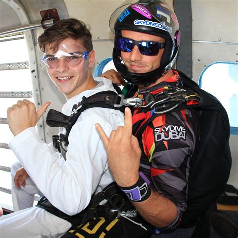 Dj Prodigy Martin Garrix A Few Moments Before An Exhilarating Skydive