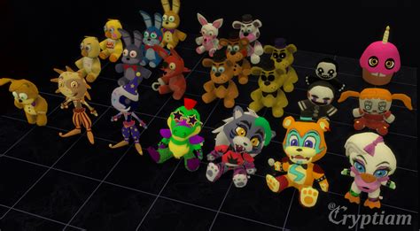 Sims 4 Fnaf Cc Plush Collection By Cryptiam On Deviantart