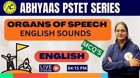 Abhyaas Pstet Series Organs Of Speech English Sounds Day By