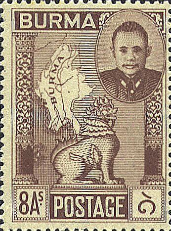 Maps On Stamps Burma A Database Of Cartophilately