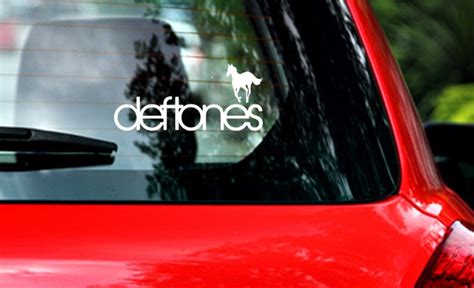 Deftones Vinyl Decal Sticker Transparent Car Bumper Sticker Etsy