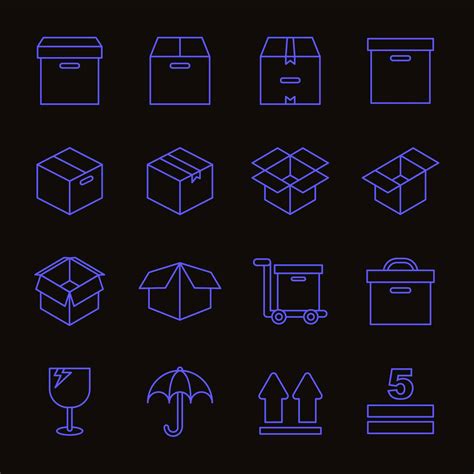 Free Box Packaging Vector Icons Ai