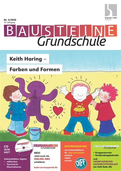 Keith Haring Farben Und Formen Bausteine Grundschule