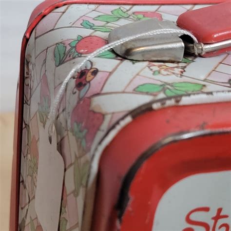 Vintage Strawberry Shortcake Metal Lunchbox Aladdin Has Etsy