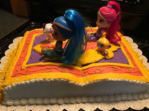 Shimmer And Shine Birthday Cake Princess Birthday Party Shimmer And