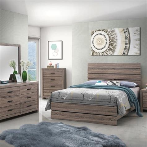 Brantford Piece Eastern King Panel Bedroom Set Barrel Oak