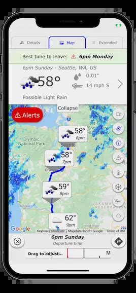 Road Trip Planner Weather Map Danica Dominique