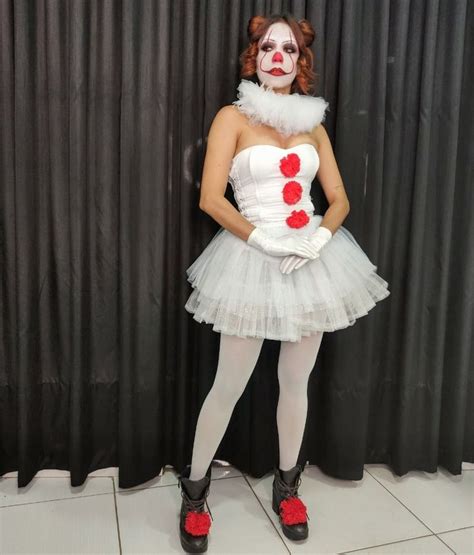 Fantasia Pennywise Roupa E Makeup Halloween Itacoisa Fantasias