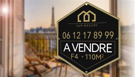 Panneau à vendre en akilux pour l immobilier Impression pas cher