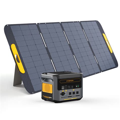 VTOMAN FlashSpeed 1500 Portable Power Station With Solar Panel 400W