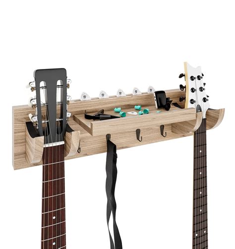 Double Guitar Holder Wall Mount Guitar Accessory Guitar Wall Etsy