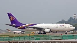 Thai Airways Fleet Of A Stored Airfleets Aviation