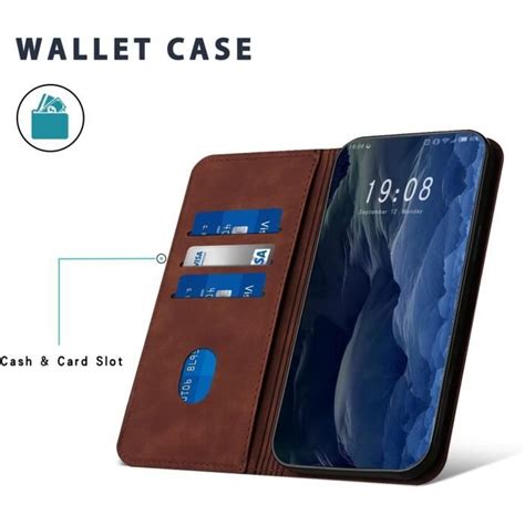 Etui pour Oppo A94 5G Premium Étui Housse en Cuir de Protection avec