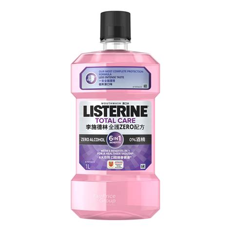 Listerine Zero Alcohol Mouthwash Total Care Ntuc Fairprice