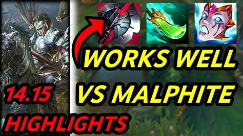 Xin Zhao Top Highlights Vs Malphite YouTube