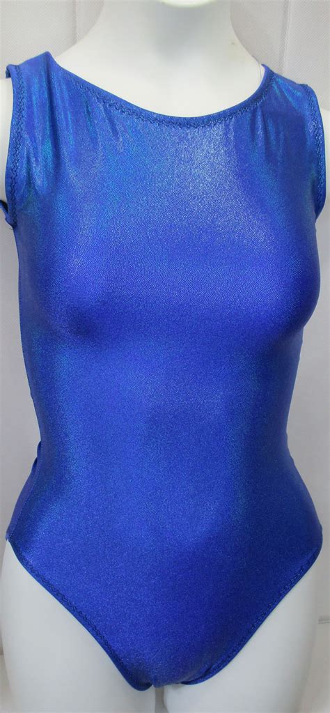 Blue Jewels Flipflop Leos Gymnastics Leotard