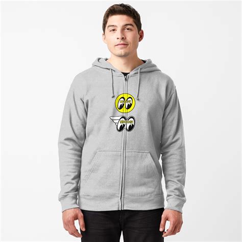 "mooneyes stickers" Zipped Hoodie by regletcher | Redbubble