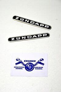 Zündapp GTS KS C 50 515 516 517 Tankaufkleber Tank Emblem Schw Silber