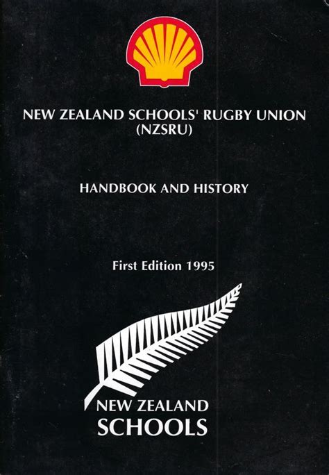 NZ Schools Rugby Union - The Published Histories of New Zealand Rugby ...