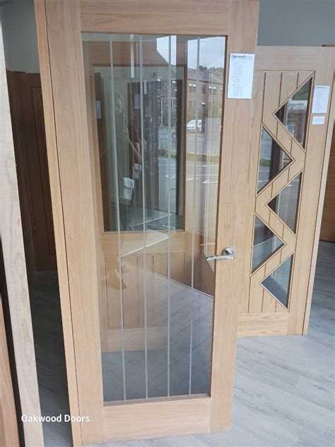 Xl Joinery Suffolk Essential Pattern 10 With Clear Etched Glass Untreated Internal Door